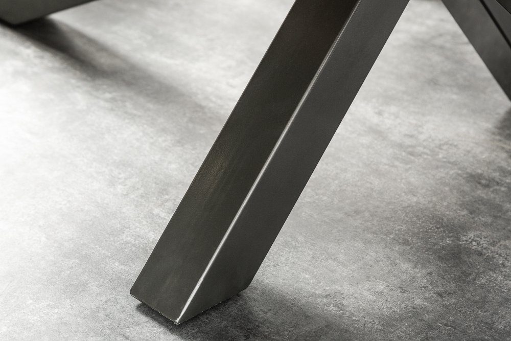 riess-ambiente Esstisch GALAXIE 200cm grau (Einzelartikel, 1-St), Massivholz · Metall · Küche · Industrial