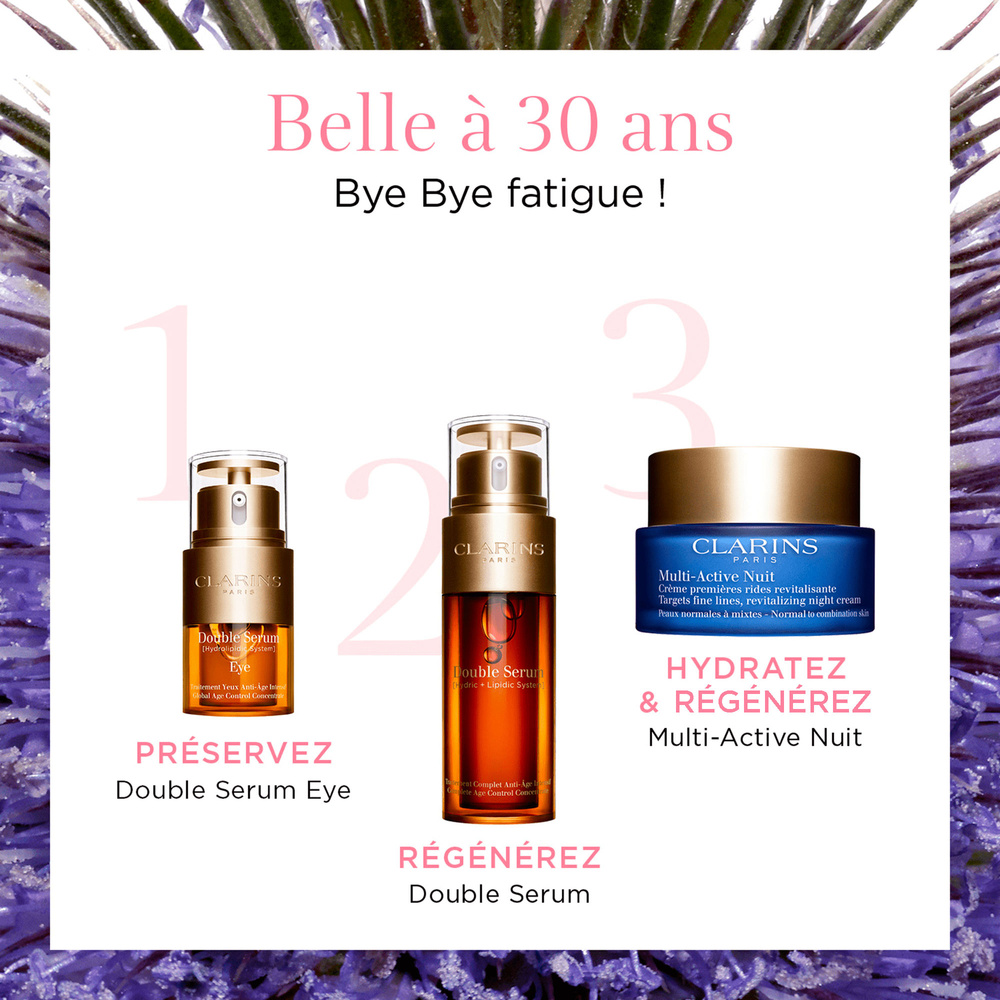 Clarins Multi-Active Nuit  Crème Premières Rides Revitalisante - Peaux Normales à Sèches Soins multi-actifs