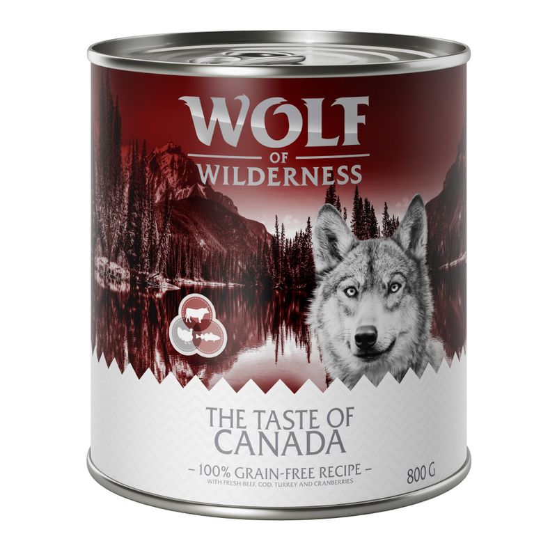 Sparpaket Wolf of Wilderness 'The Taste Of' 24 x 800 g
