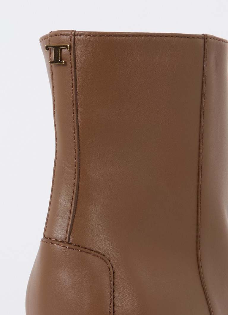 Botas de cano curto Tod's Cuoio em couro de bezerro