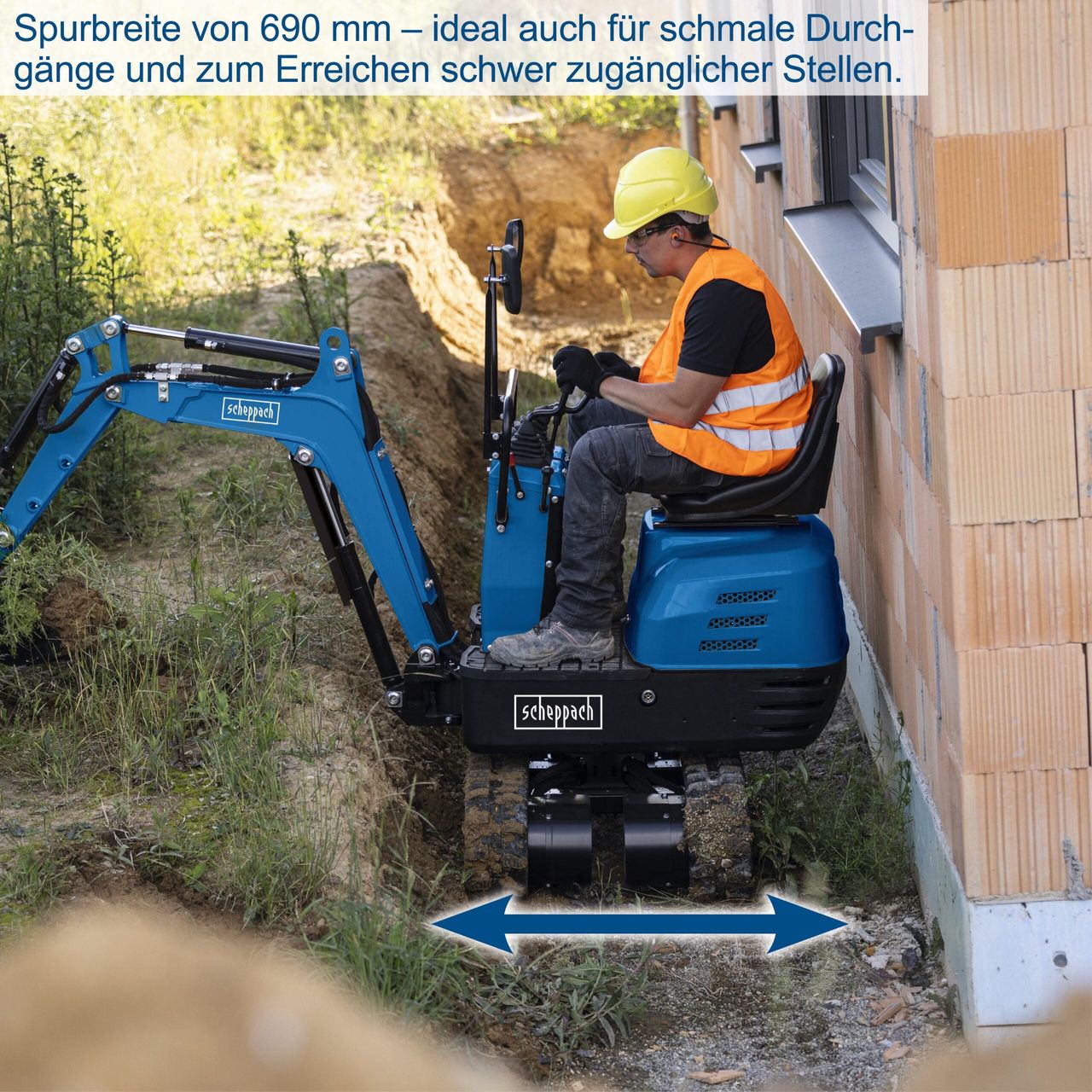 Scheppach Mini-Bagger EXC815