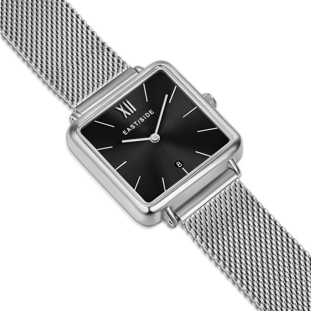 EASTSIDE Montre à quartz Grand en Argent Acier inoxydable en Argent Montre