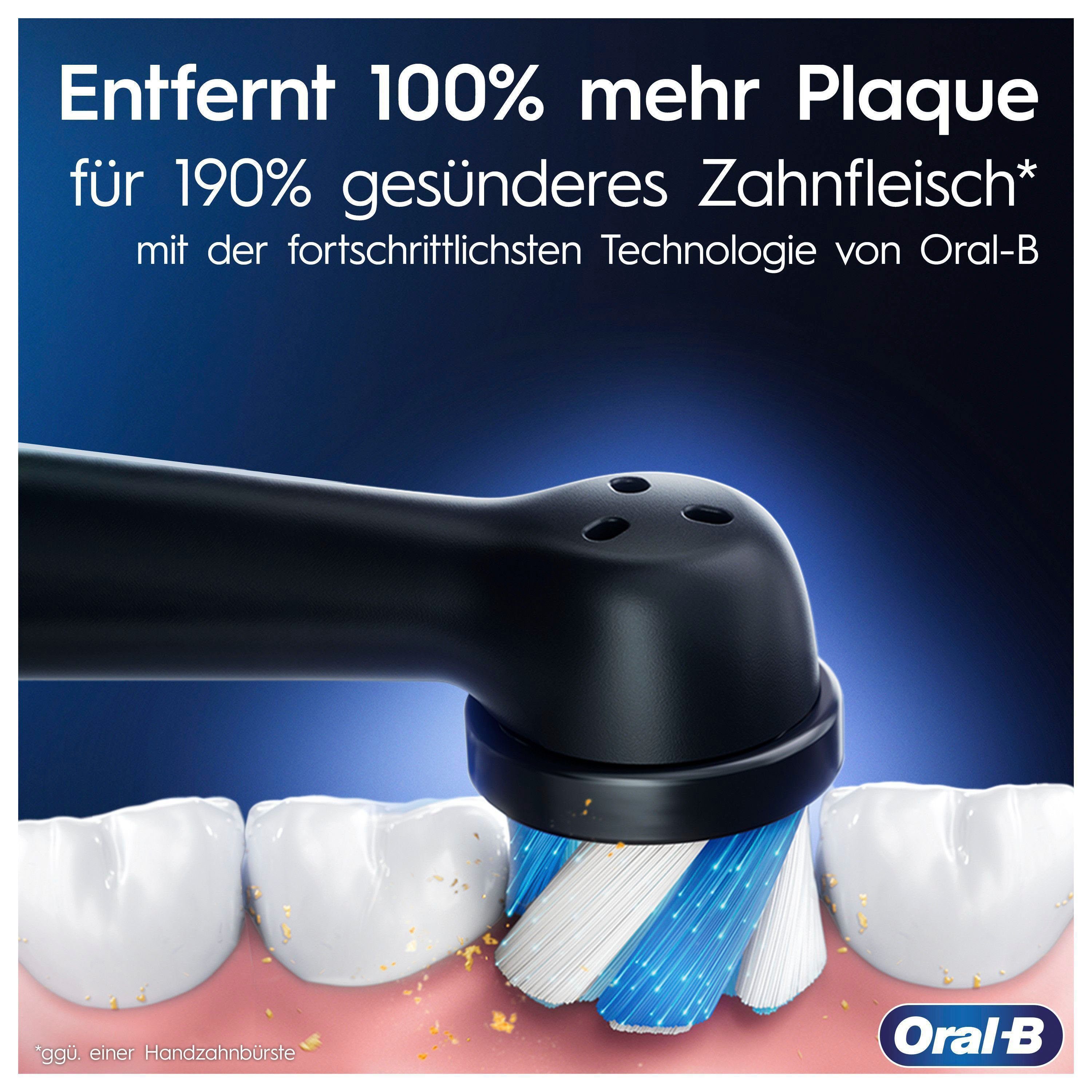 Oral-B Elektrische Zahnbürste iO 8, Aufsteckbürsten: 3 St., 6 Putzmodi