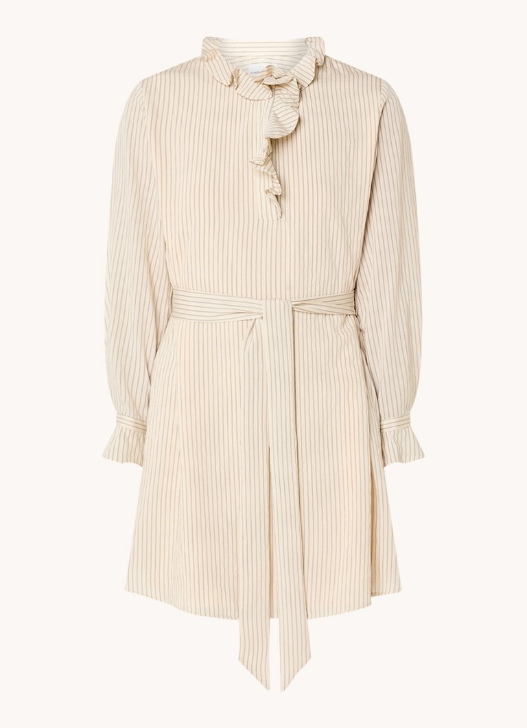Vestido túnica corto con cinturón de lazo de Claudie Pierlot Rayan.