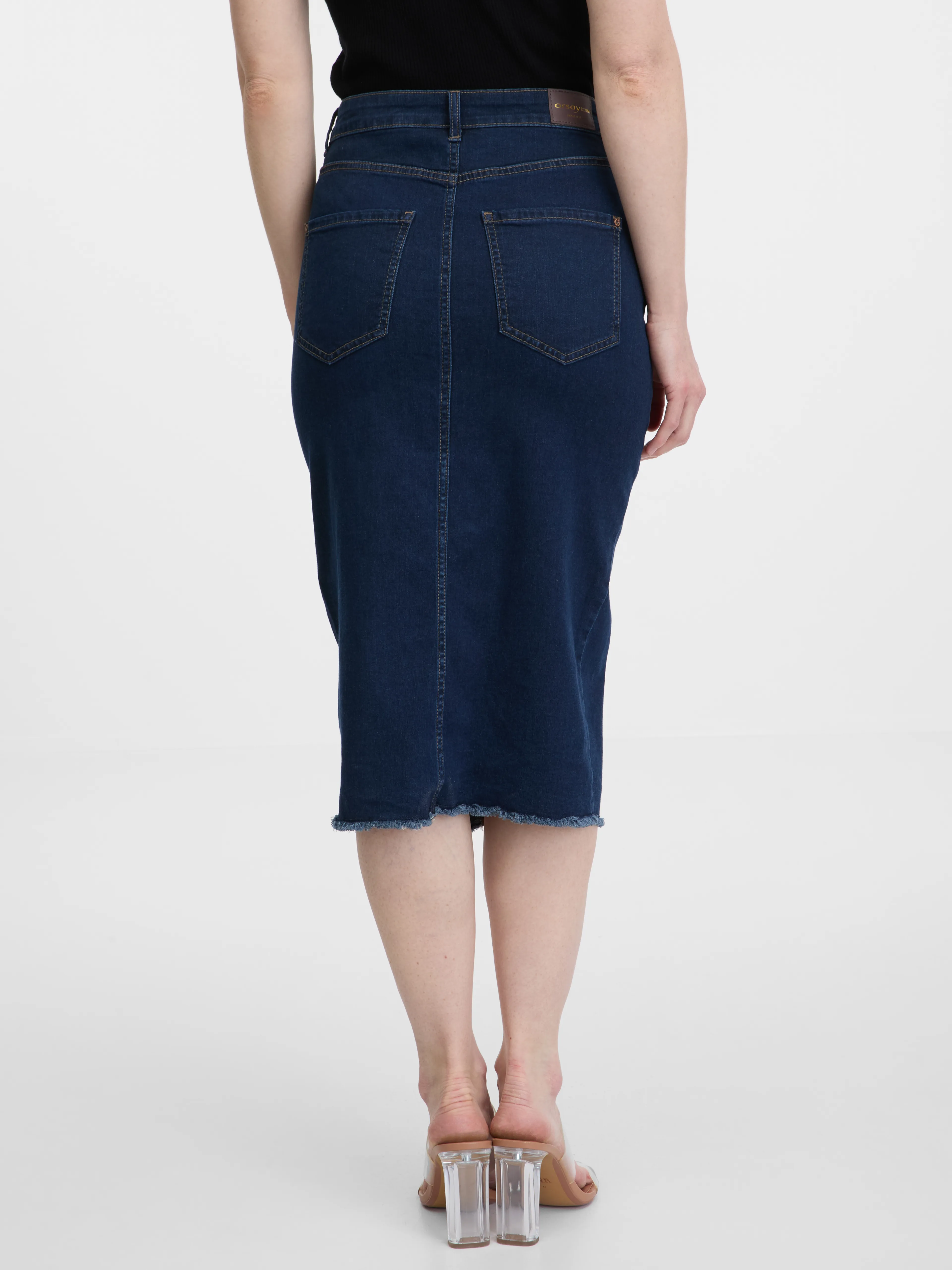 Dunkelblauer Damen-Denimrock ORSAY