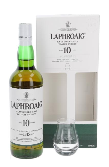Laphroaig mit Glas 0,7 l·40 % vol