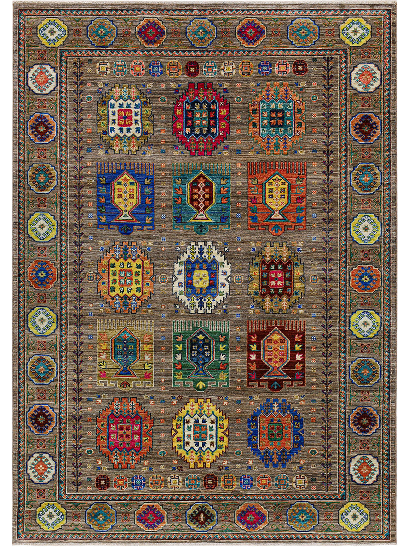 Kazak Ghazni ca. 175 x 247 cm, Unikat / Einzelstück