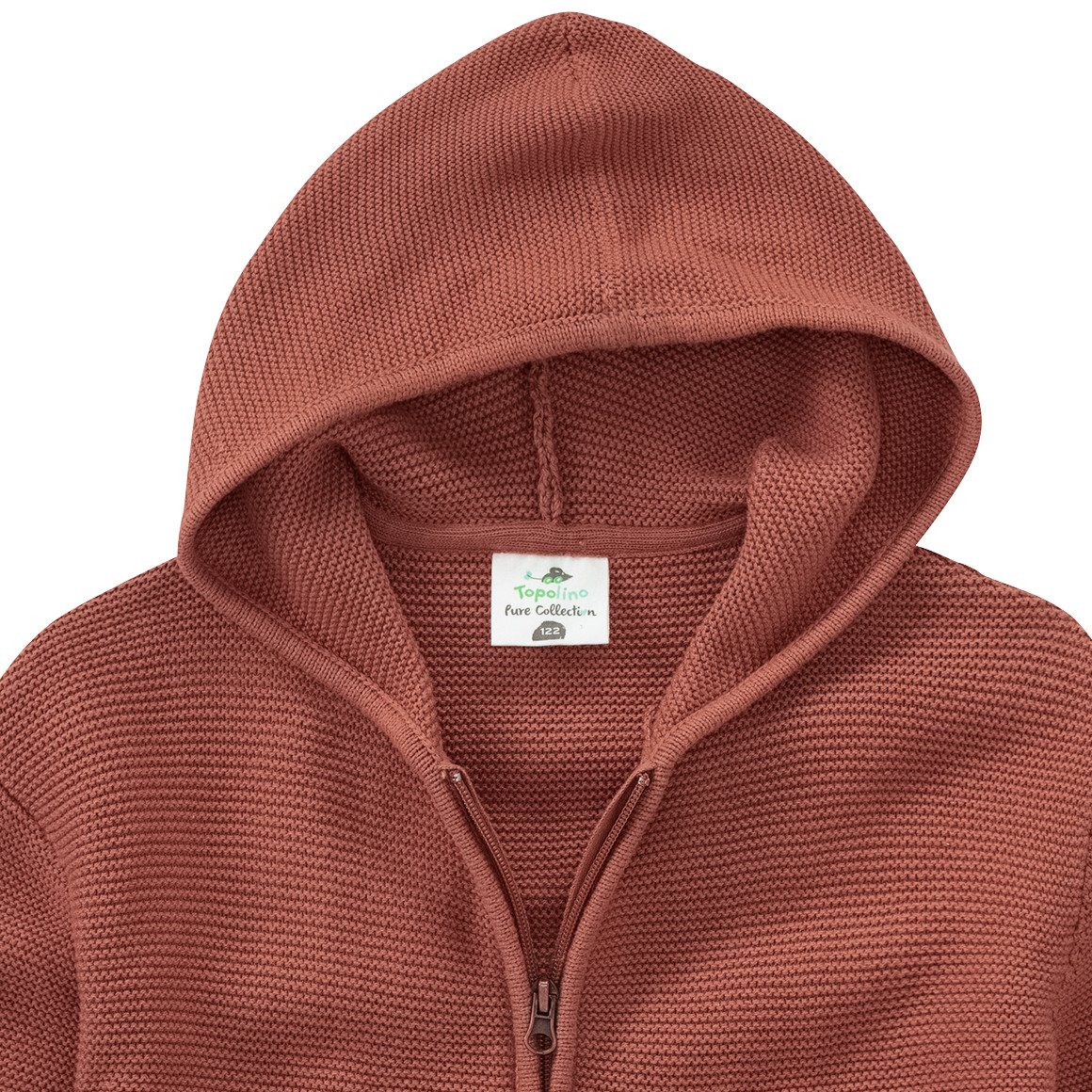 Jungen Strickjacke mit Kapuze