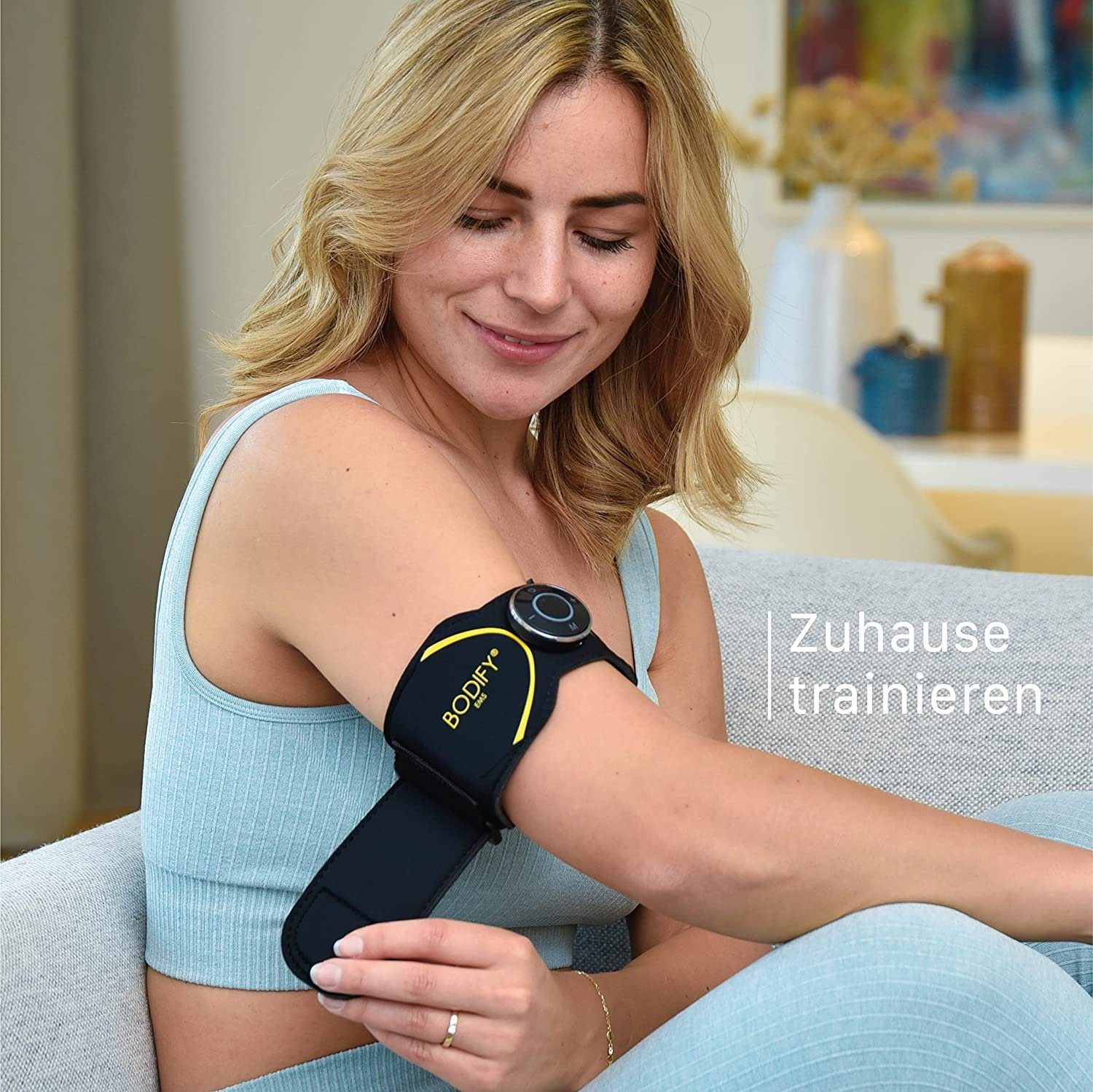 BODIFY EMS-Arm-Trainer Pro - 2in1 EMS Trainer - Gezielte Stimulation der Arm & Beinmuskulatur