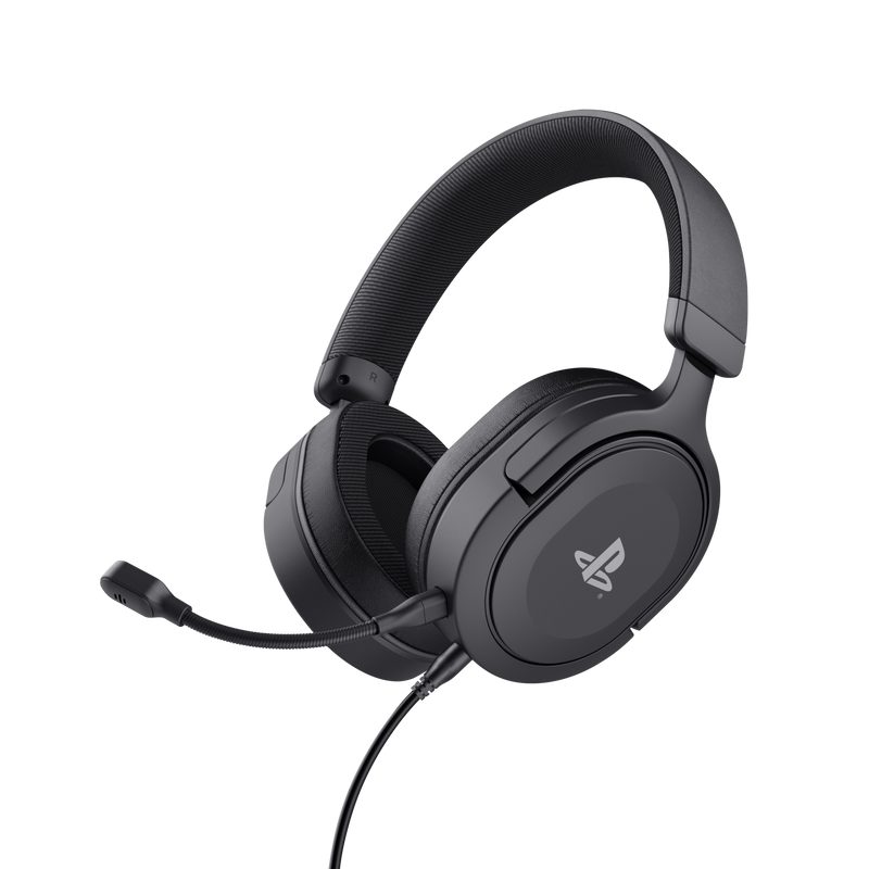 Trust GXT498 FORTA HEADSET PS5 / black / wired Gaming-Headset (Stummschaltung, offiziell lizenziert für PS5)