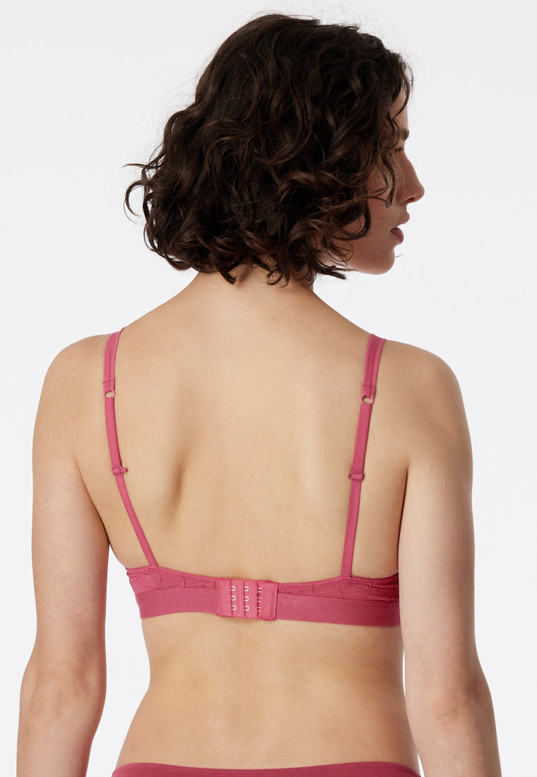 Soft BH bügellos Racerback pink - Modal & Lace