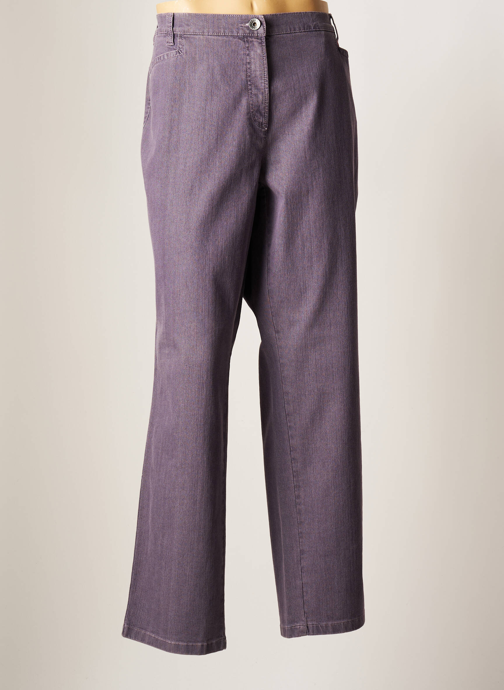 Toni Dress Jeans Coupe Droite Femme couleur violet