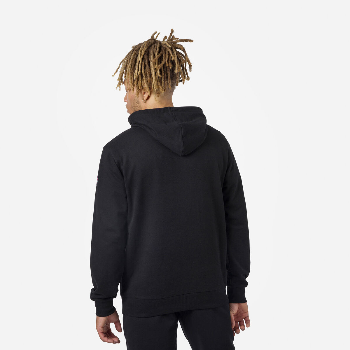 Herrensweatshirt mit Kapuze und Logo