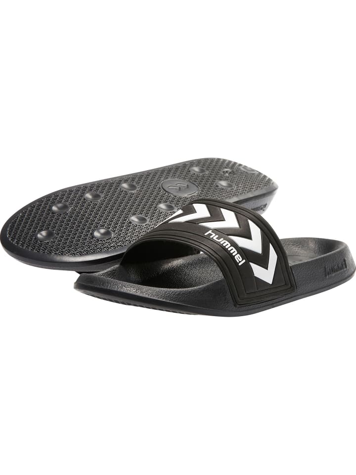 Hummel Hummel Badelatschen Larsen Slipper Erwachsene in BLACK günstig kaufen