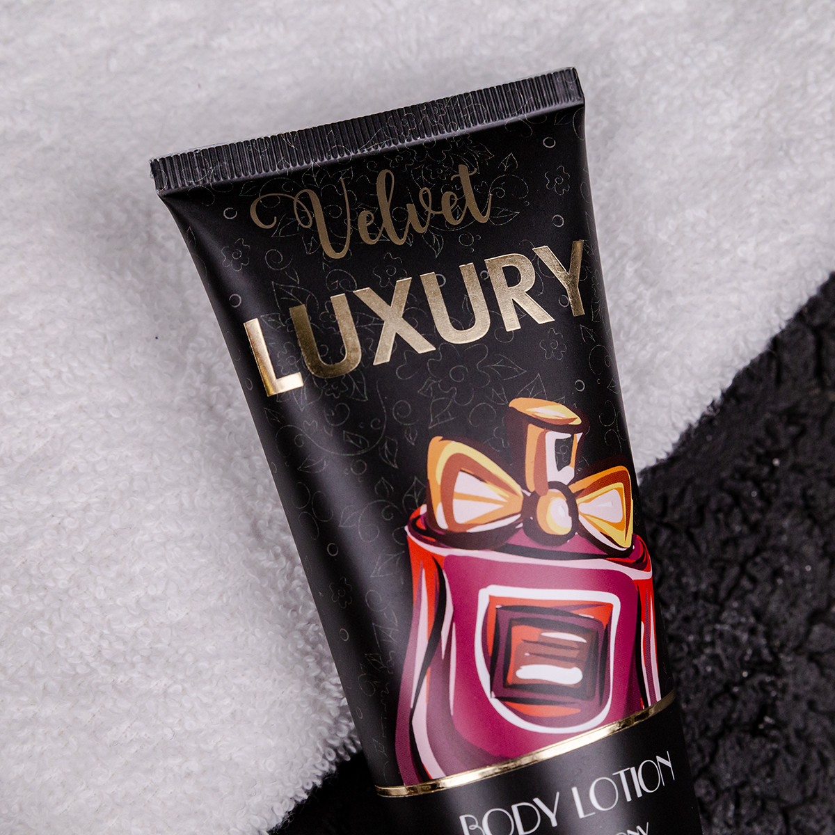 accentra Badeset VELVET LUXURY in Keramikschuh (schwarz)