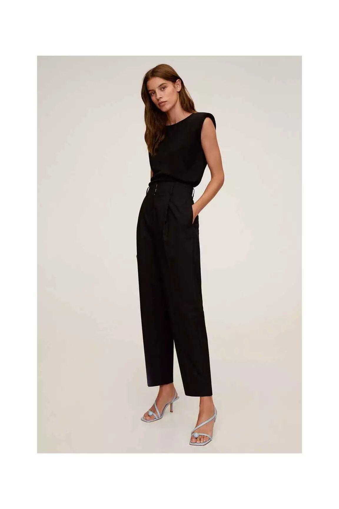 Mango Tops Femme couleur noir