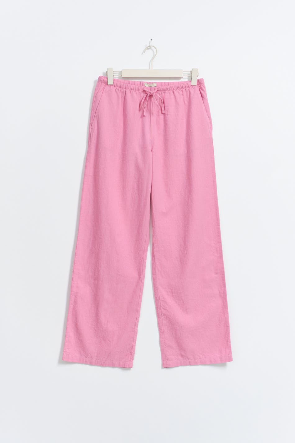Linen blend trousers