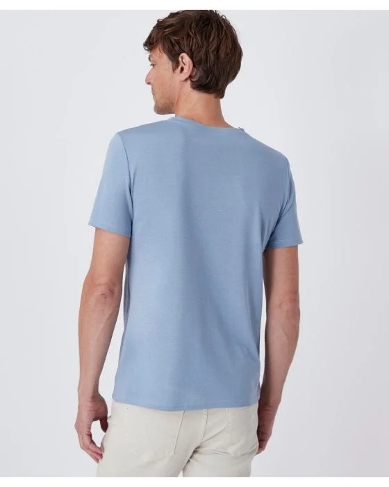T-shirt col V, maille jersey Climatyl