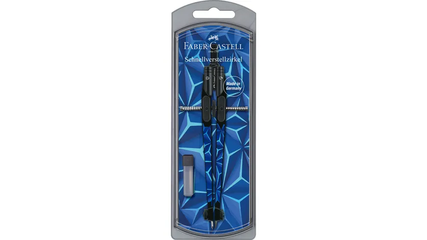 FABER-CASTELL Schnellverstellzirkel blau blau
