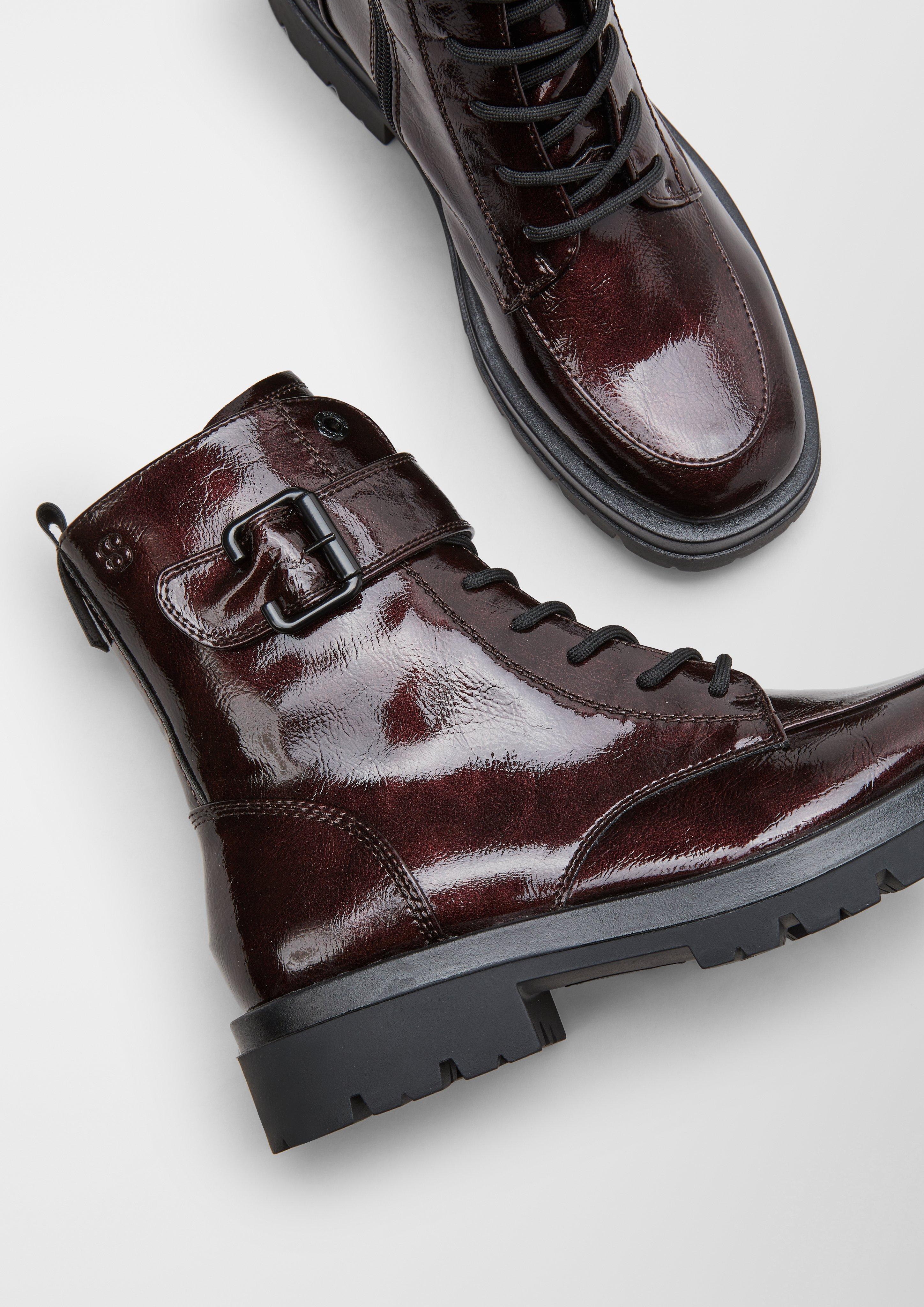 Stiefel in Lackleder-Optik  6006563-574