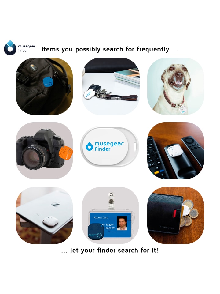 musegear Bluetooth-Schlüsselfinder 