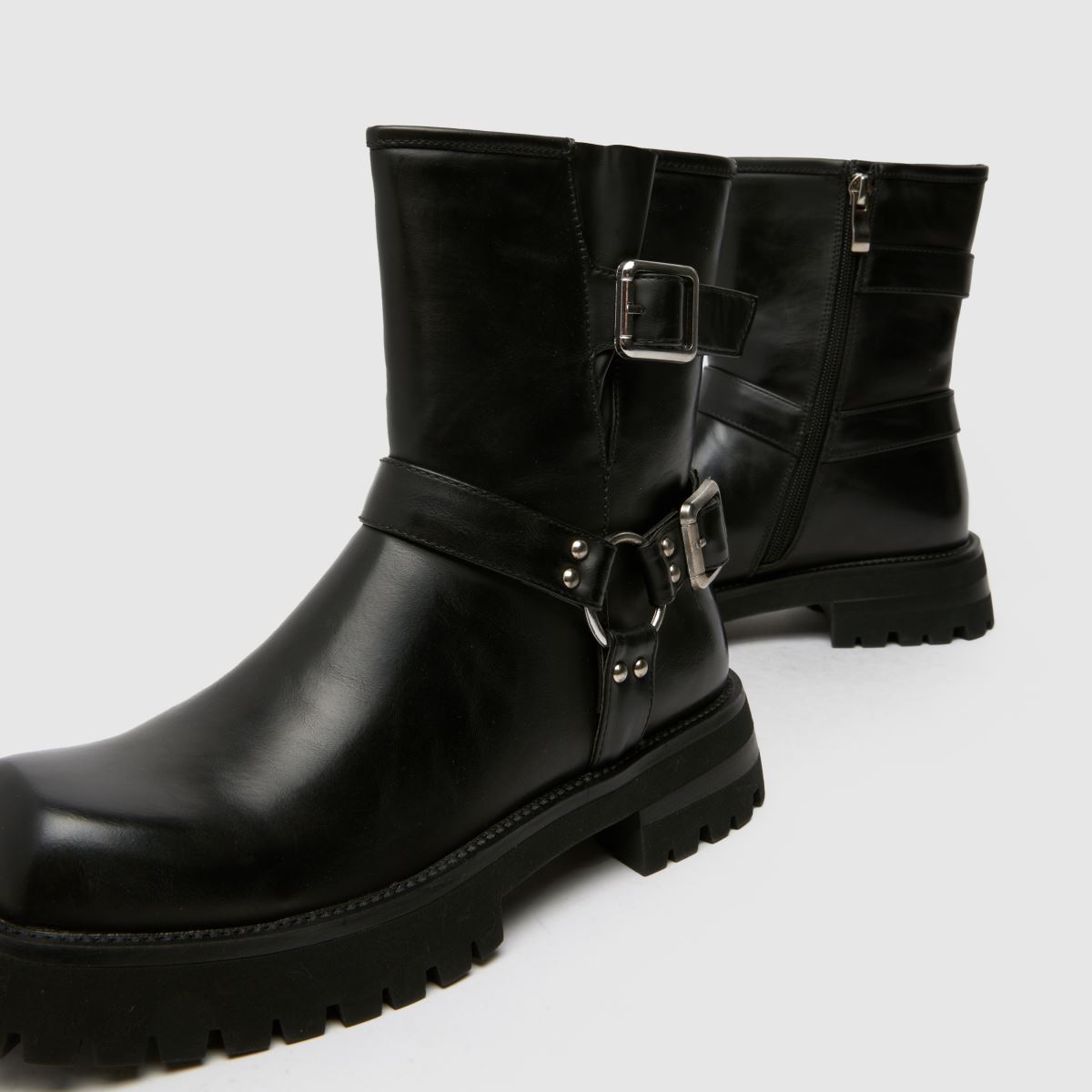 SIMMI – Milton – Svarta bikerboots