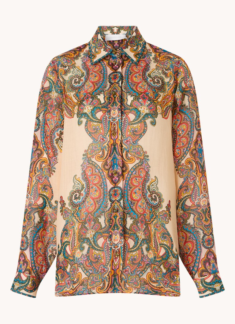 Bluză Zimmermann Ottie Paisley Print