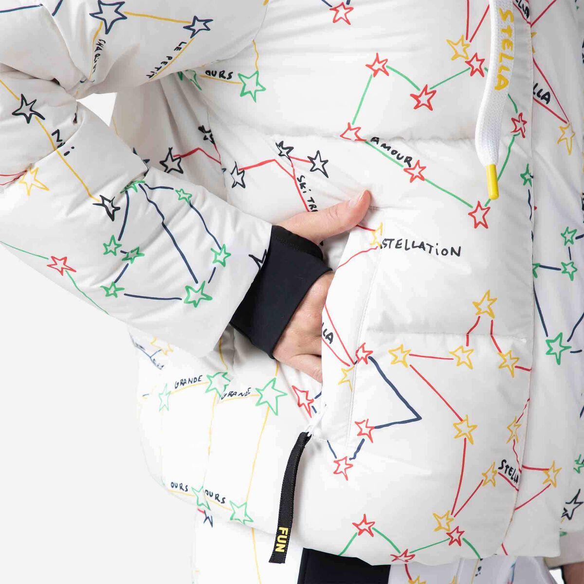JCC Modul Printed Down Bomberjacke für Damen