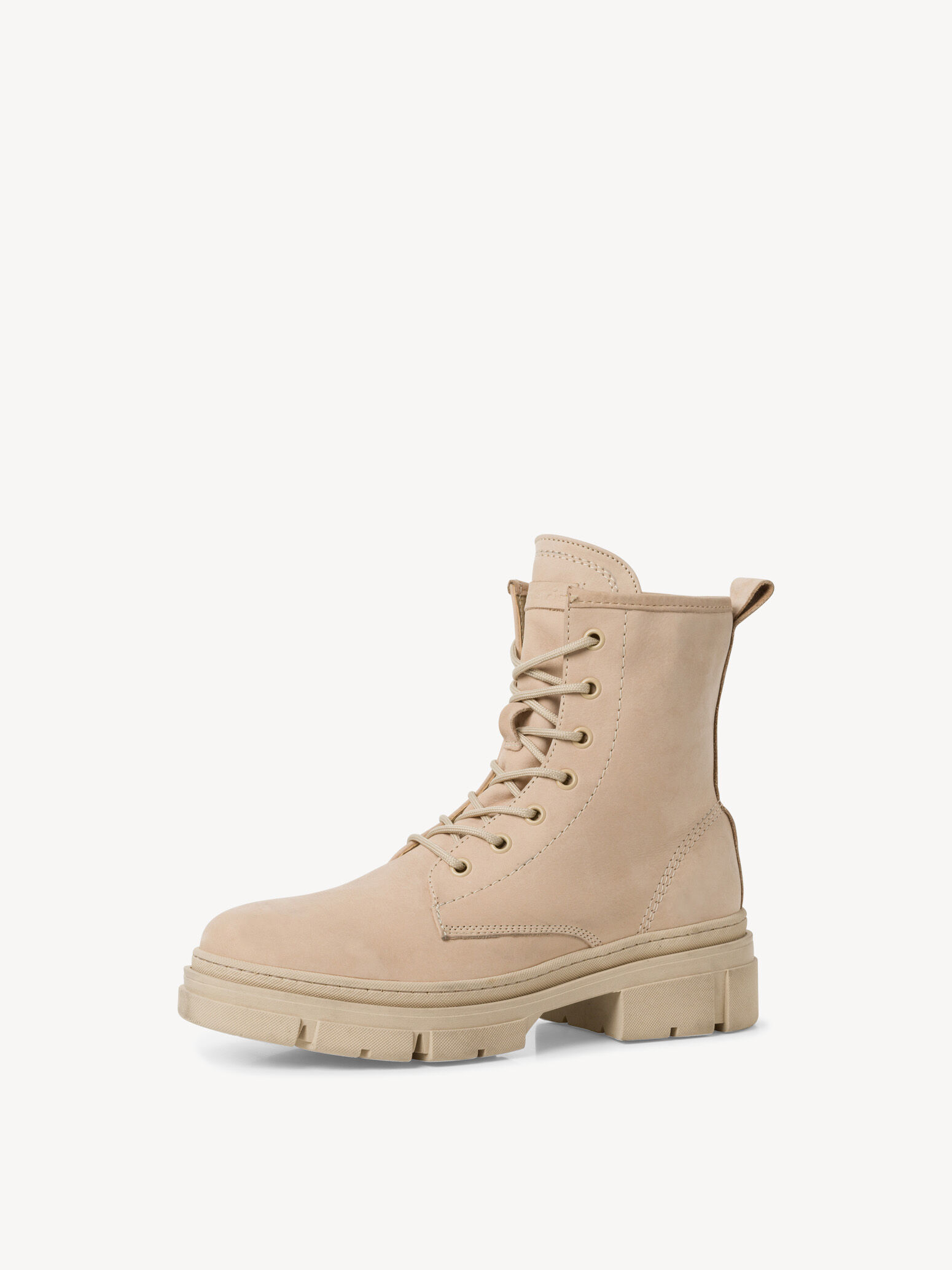 Bottine en cuir - marron