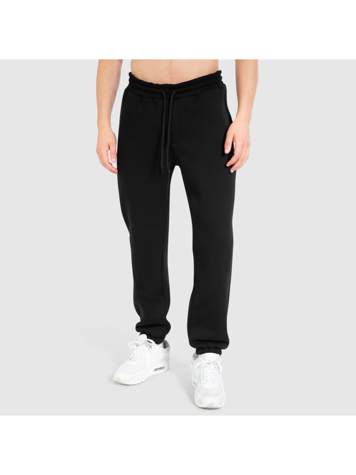 SMILODOX Jogginghose Viktor in Schwarz günstig kaufen
