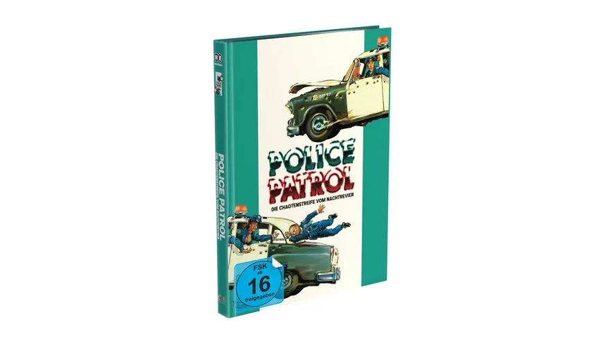 POLICE PATROL - Die Chaotenstreife vom Nachtrevier - 2-Disc Mediabook Cover A (Blu-ray + DVD) Limited 250 Edition - Uncut