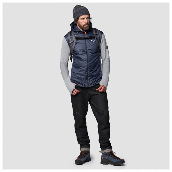 Salewa - Fanes Engineered Alpine Merino Hybrid Jacket - Merinojacke