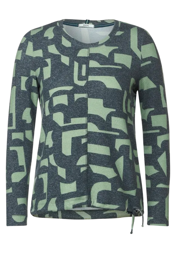 CECIL Shirt mit Letter Print