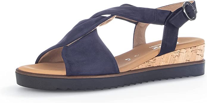 GABOR Komfort Sandalen blau