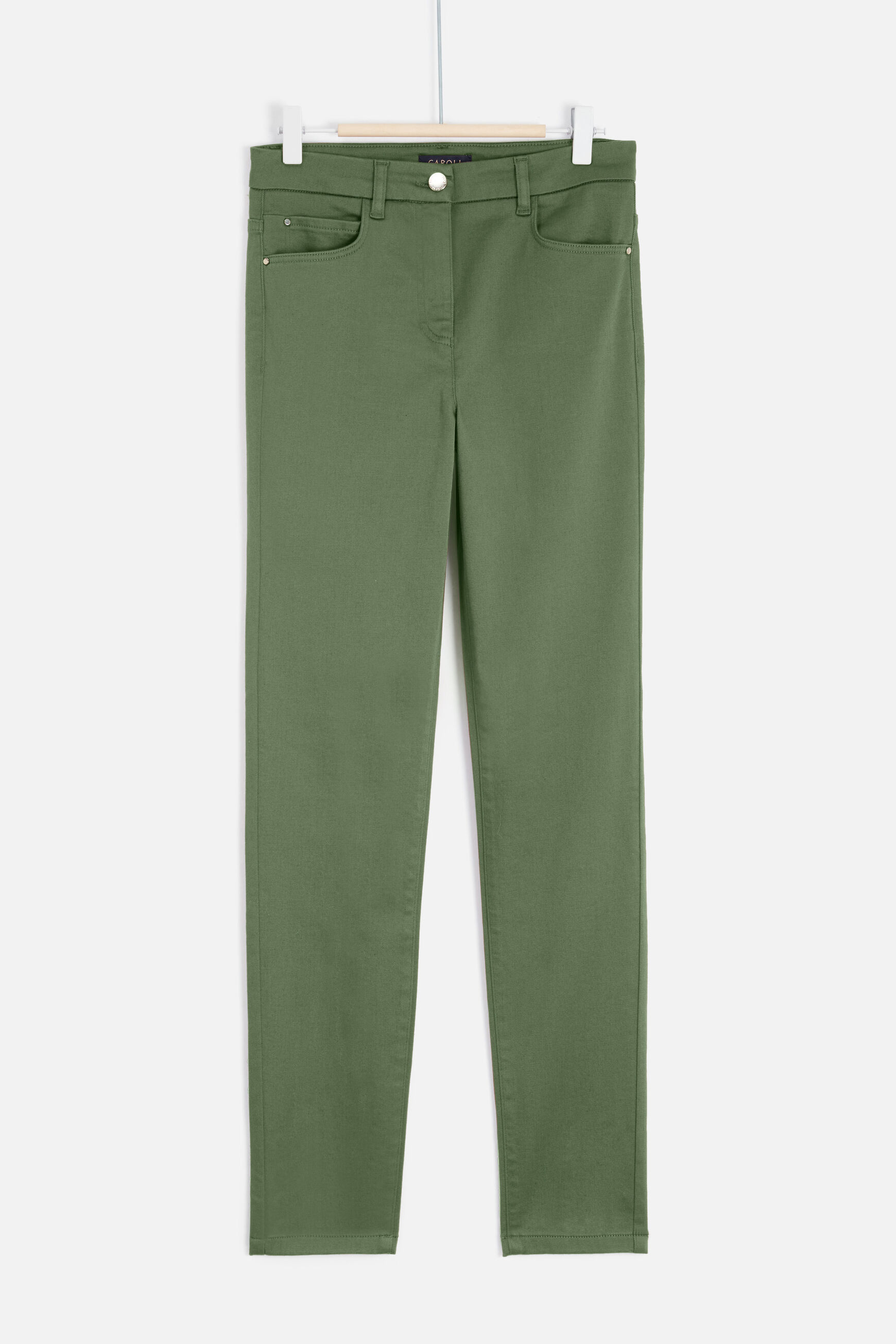 pantalon craig vert kaki femme