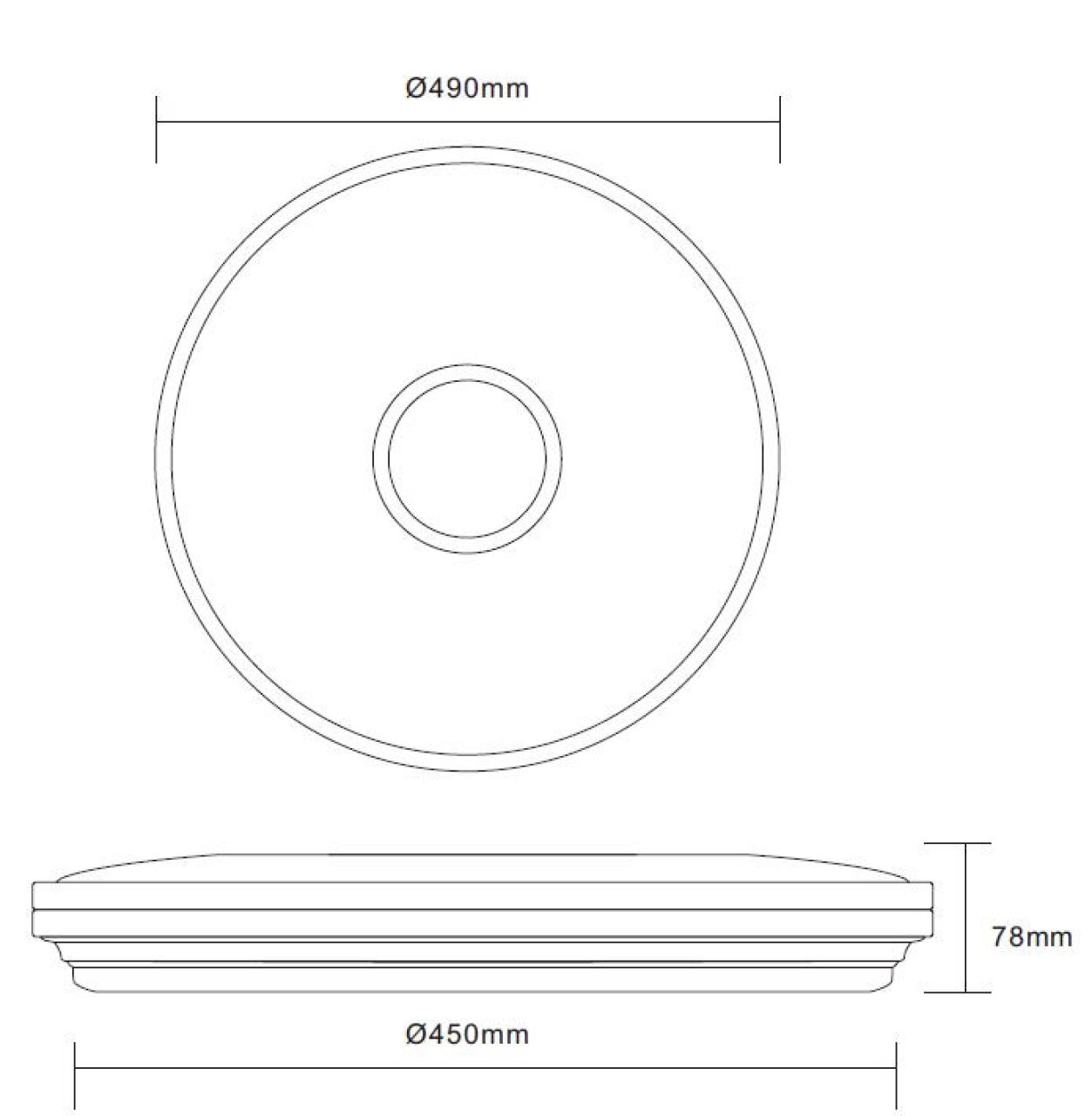 Globo Lighting - RENA - Deckenleuchte Metall weiß, LED