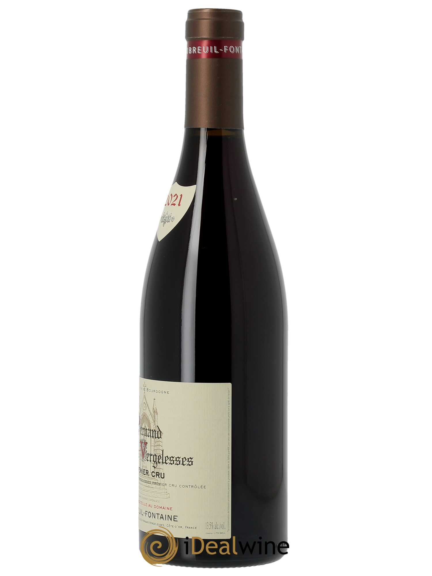Pernand-Vergelesses 1er Cru Ile des Vergelesse Domaine Dubreuil Fontaine  2021 - Lot de 1 Bouteille