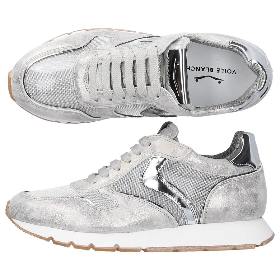 VOILE BLANCHE - Sneaker low JULIA Mesh - silber