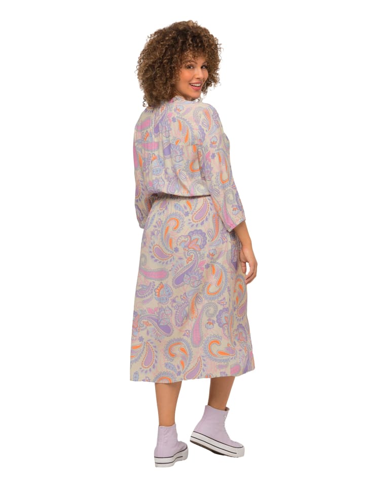Ulla Popken Midikleid in elfenbein günstig kaufen