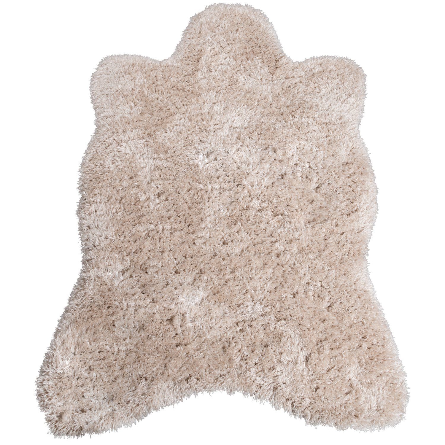 Fellteppich Langflor XXL Fellteppich Modern Einfarbig Ãbergröße, TT Home, rechteckig, Höhe: 54 mm