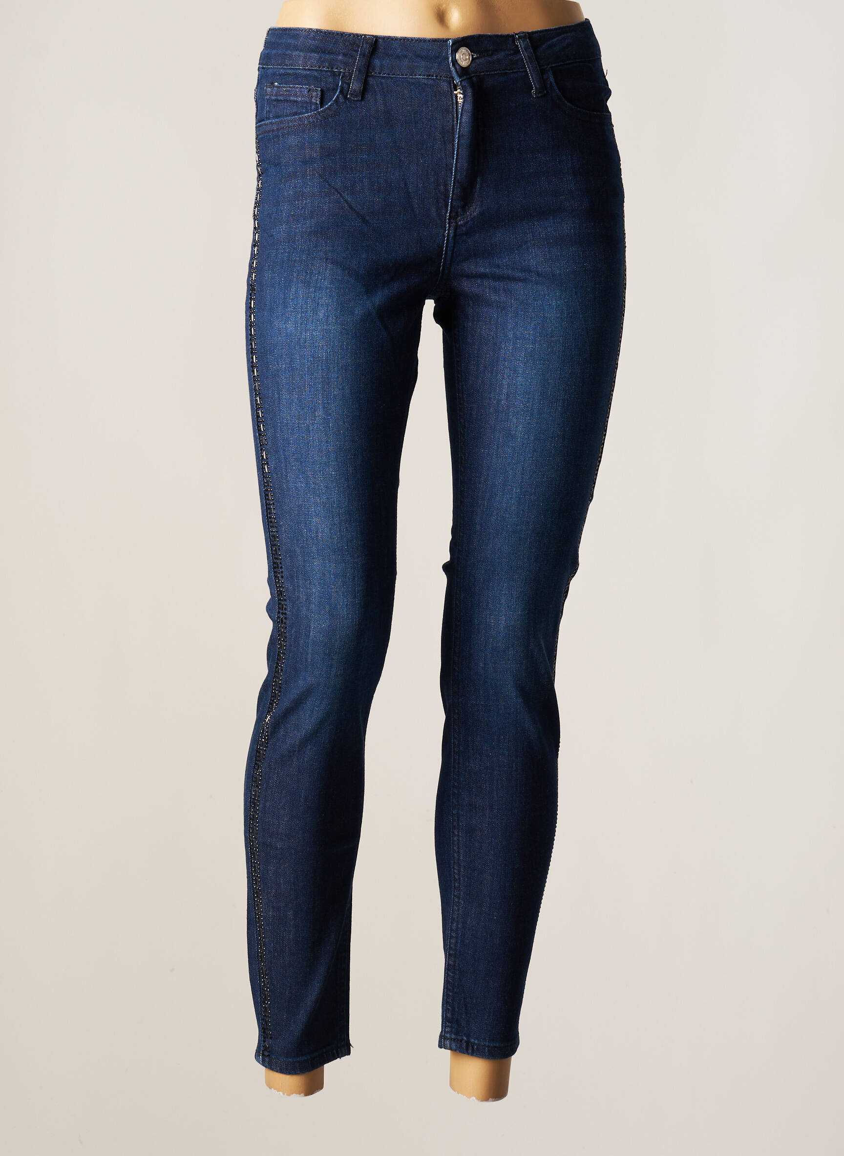 Tiffosi Jeans Coupe Slim Femme couleur bleu