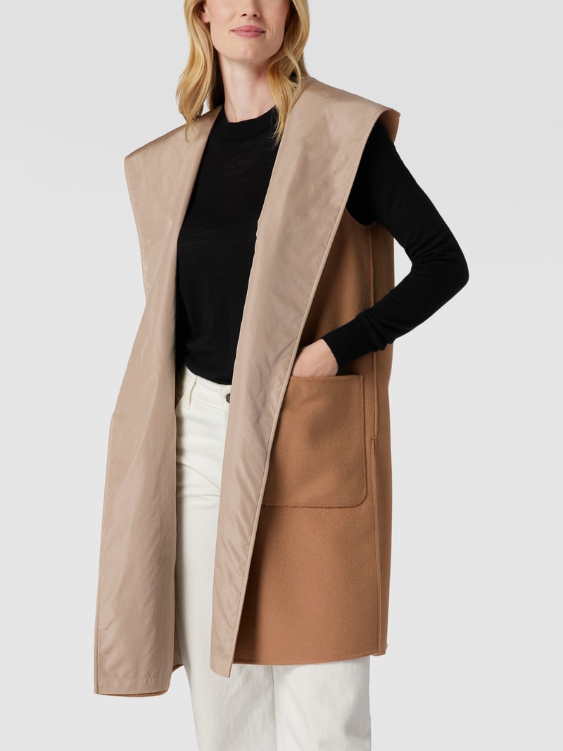 Wendeweste mit Taillenband Modell 'ORNATI' in camel