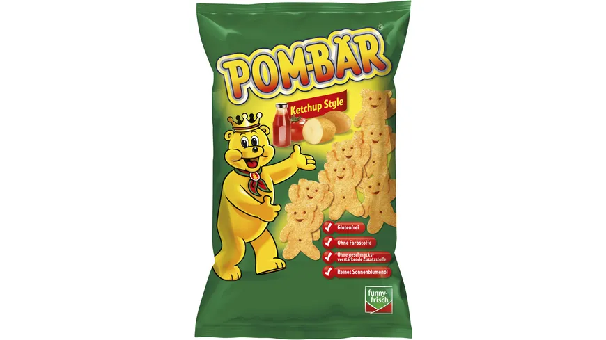 funny-frisch POM-BÄR Kartoffelsnack Ketchup Style 75 g