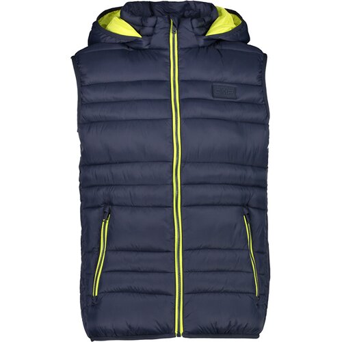HERREN WESTE MAN VEST ZIP HOOD
