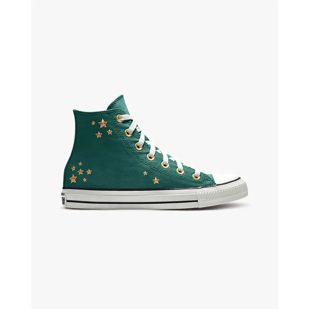 Converse Custom Chuck Taylor All Star Embroidery By You 163038CHO23_DRAGONSCALE_STARS_G / grün