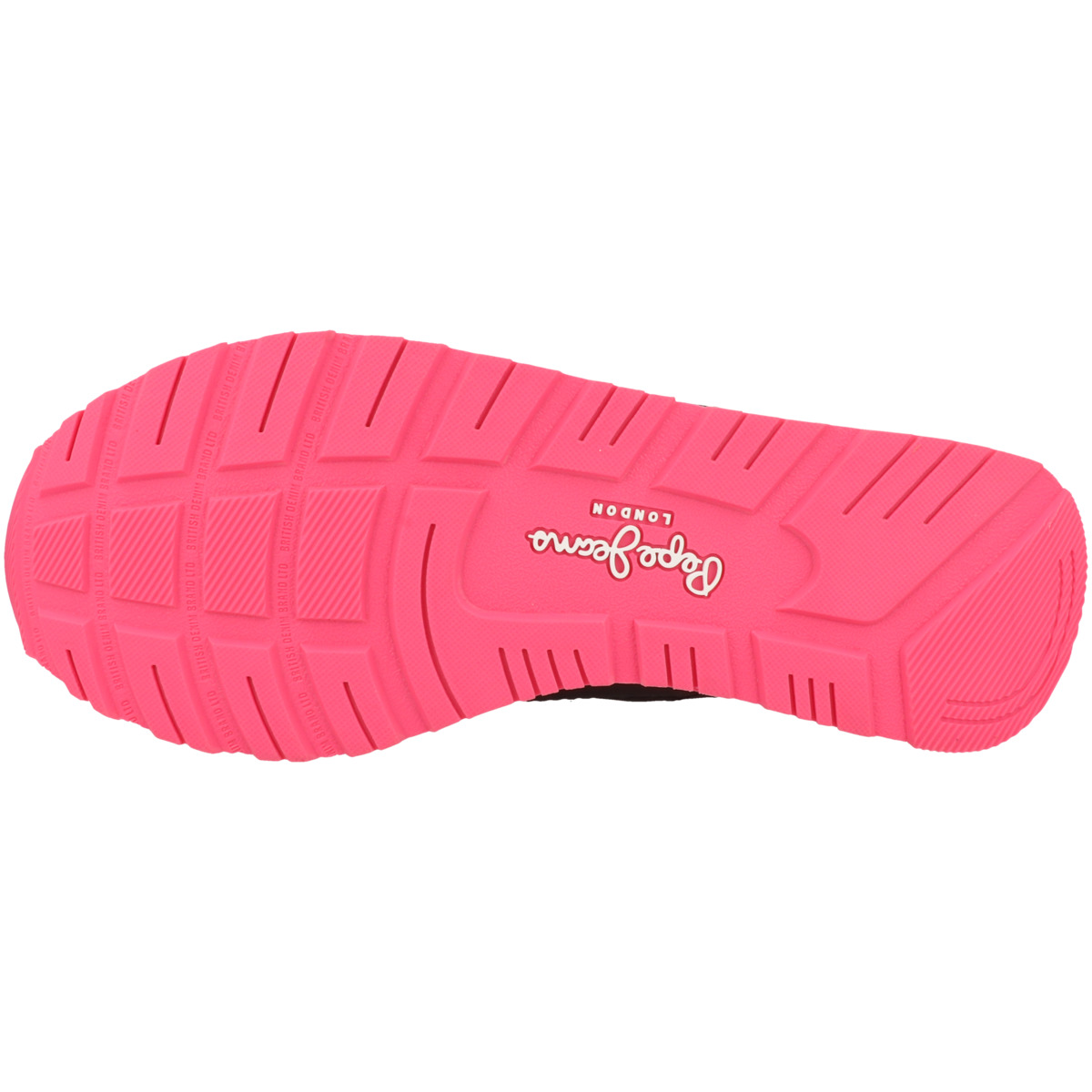 Pepe Jeans Brit Neon Sneaker Low schwarz
