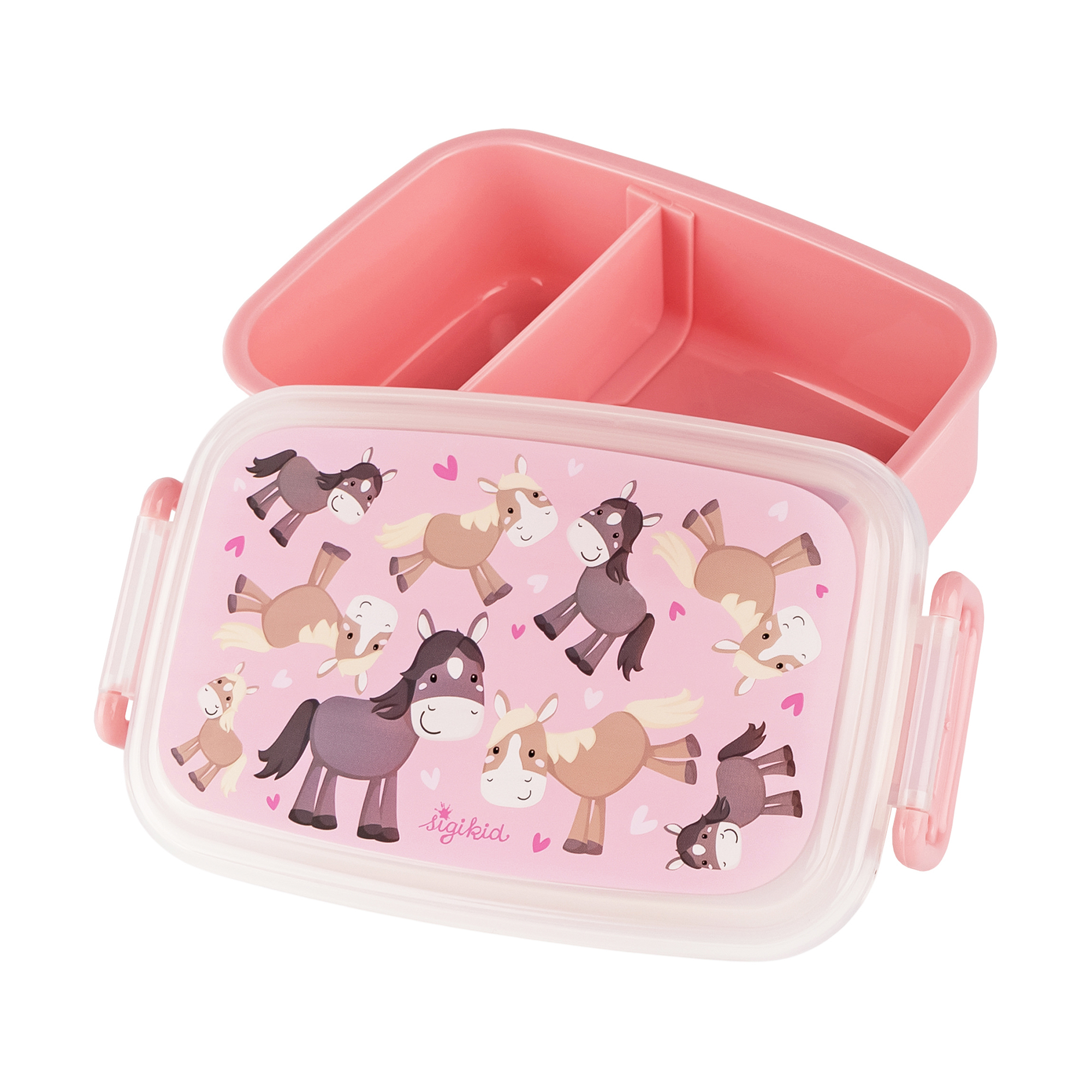 Kinder Set Edelstahl-Trinkflasche und Brotbox Pony