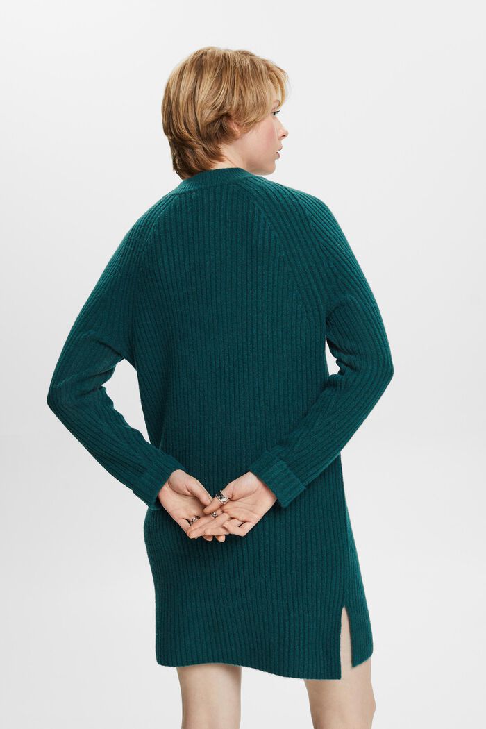 Minikleid aus Rippstrick