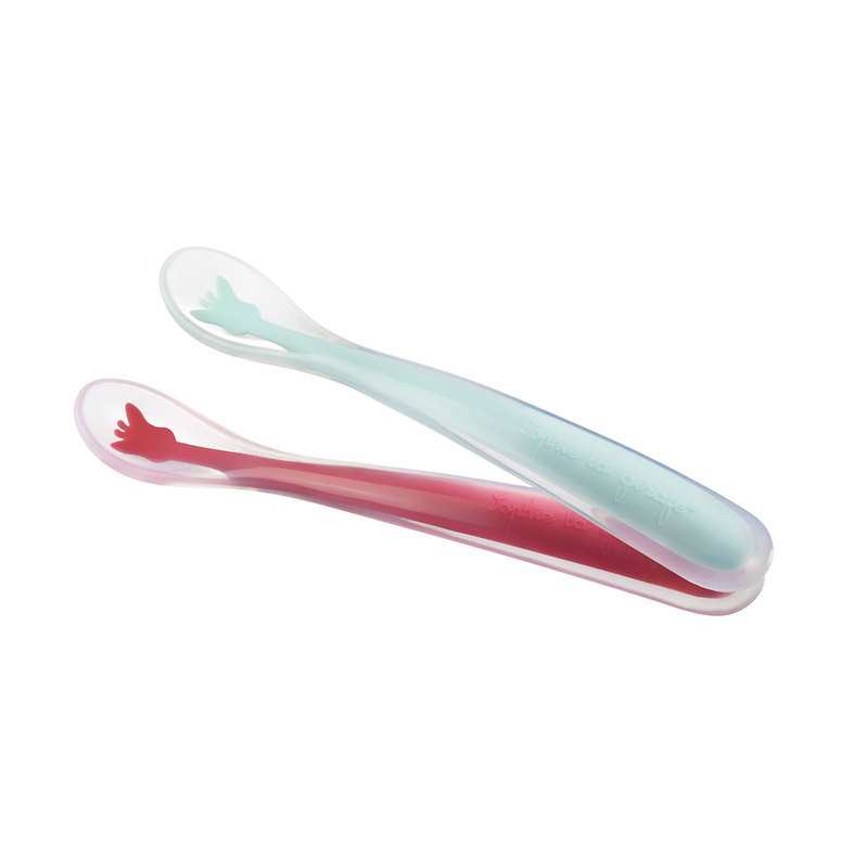 2 cuillères en silicone Sophie La Girafe