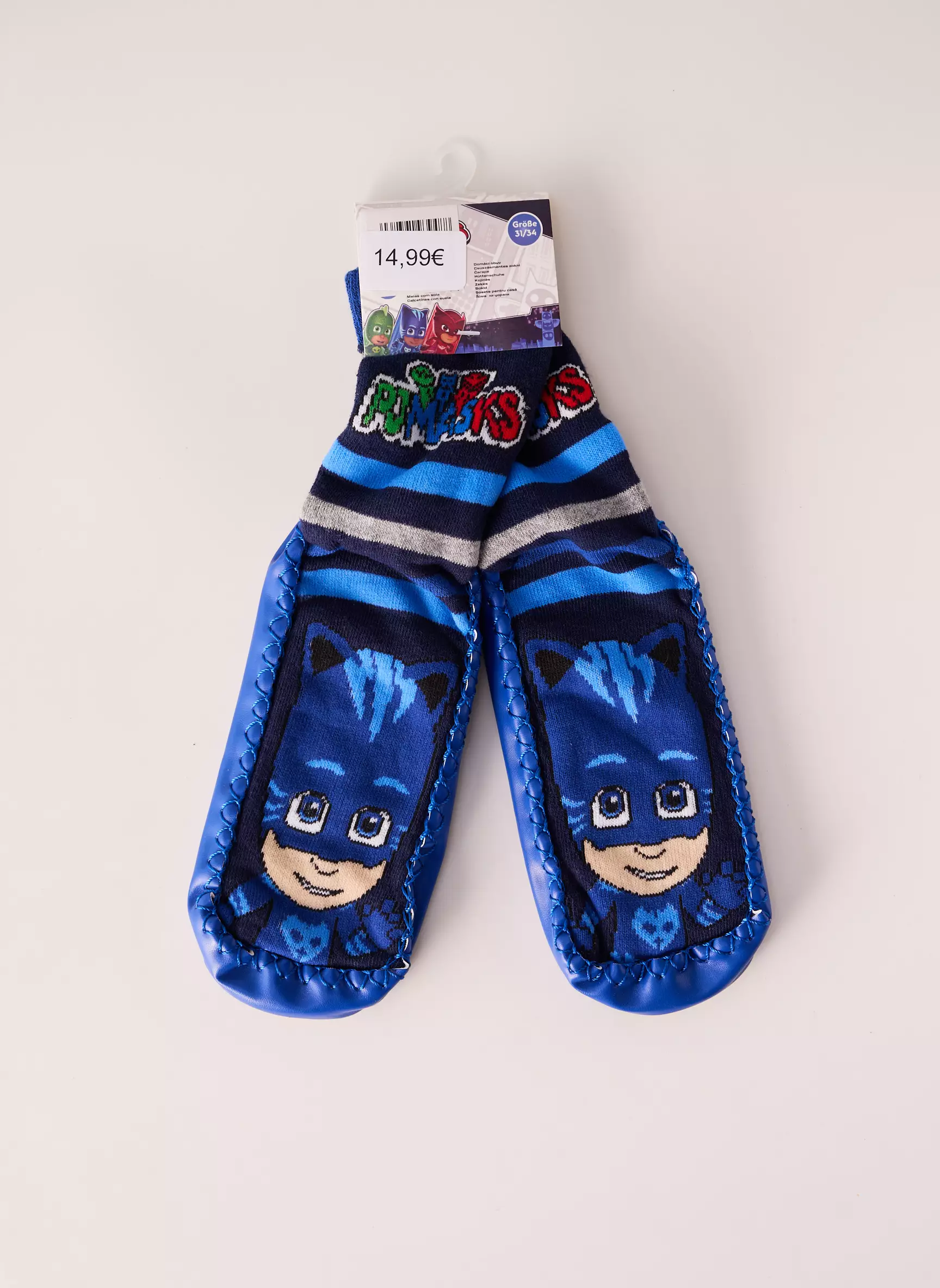 Pj Masks Chaussons Garcon couleur bleu